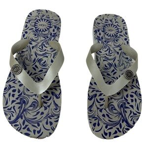 UGG Bluish Purple sprint‎ Gray Flip Flops 9